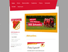 Tablet Screenshot of djk-schondra.com